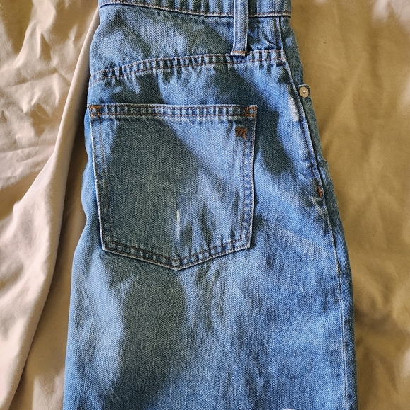 NWT Raw Hemmed Madewell Denim Skirt size 27 - Picture 7 of 8